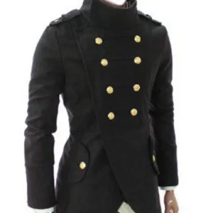Captains Casual Double Breasted Half Coat
