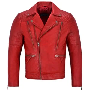 Men’s Biker Napa Lambskin Leather Jacket