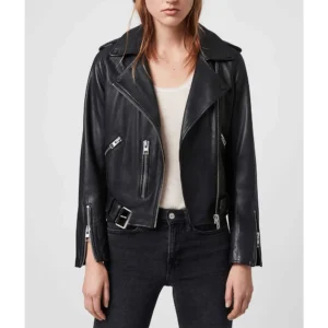Women’s Biker Balfern Leather Jacket